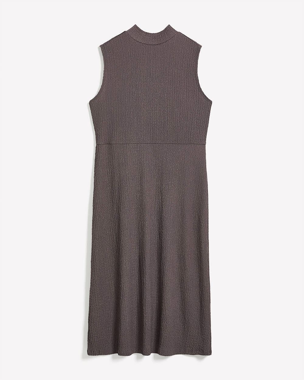 Mock-Neck Extended Sleeve Midi Dress - Addition Elle Sparrow