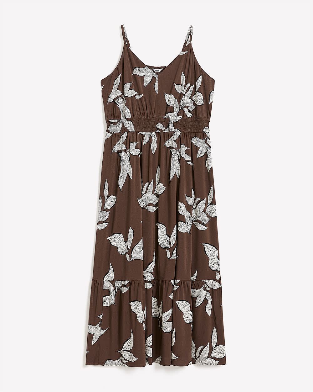 Responsible, Printed Sleeveless Maxi Dress Chocolate martini printed 5 Responsible, Printed Sleeveless Maxi Dress Chocolate martini printed