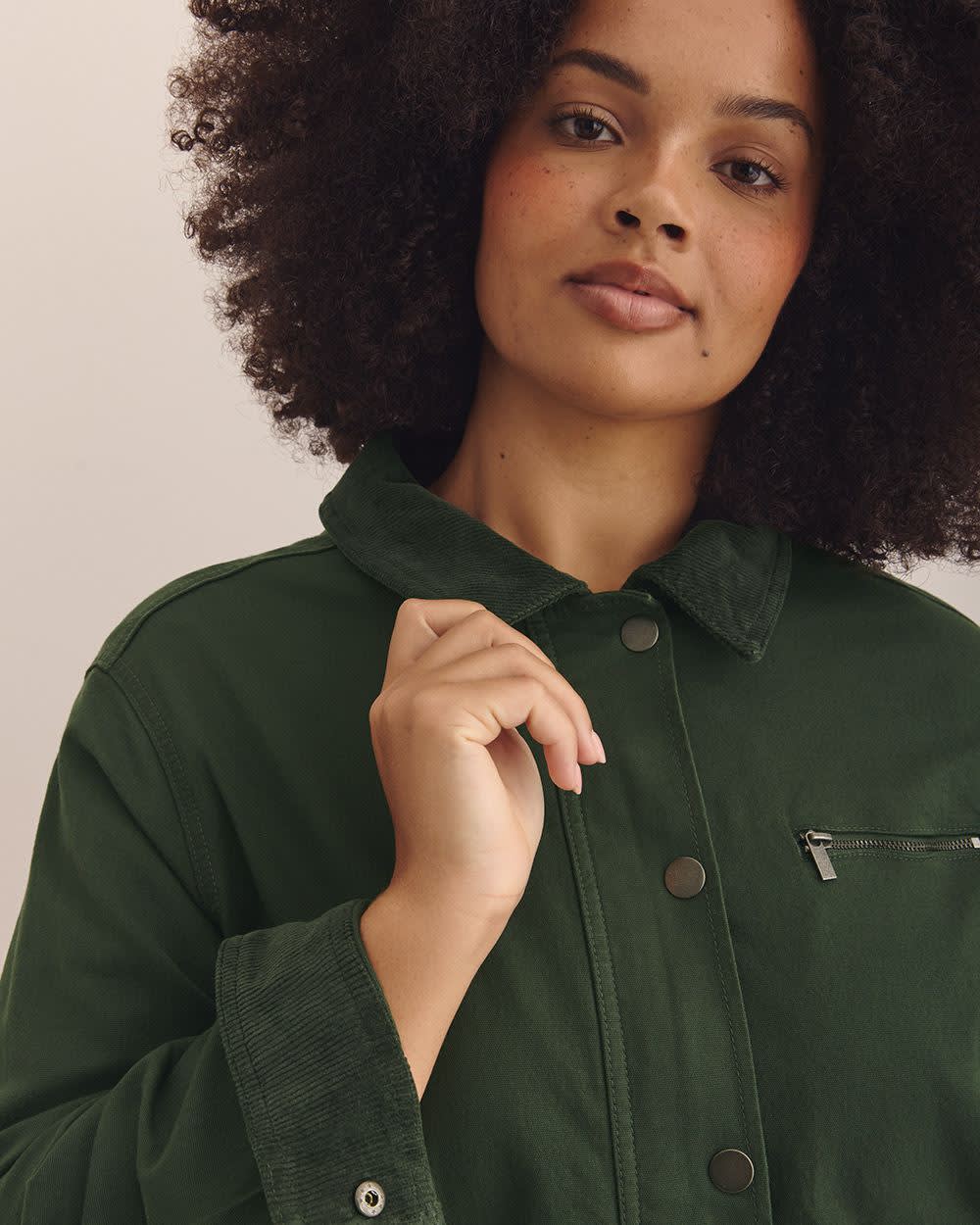 Canvas Barn Jacket Deep forest 5 Canvas Barn Jacket Deep forest