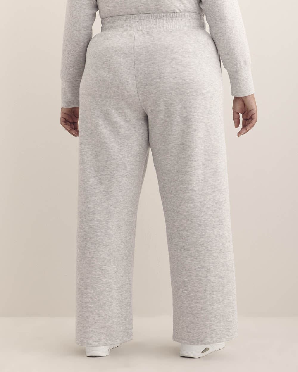 Light Knit Wide-Leg Pant - Active Zone Heather grey 3 Light Knit Wide-Leg Pant - Active Zone Heather grey