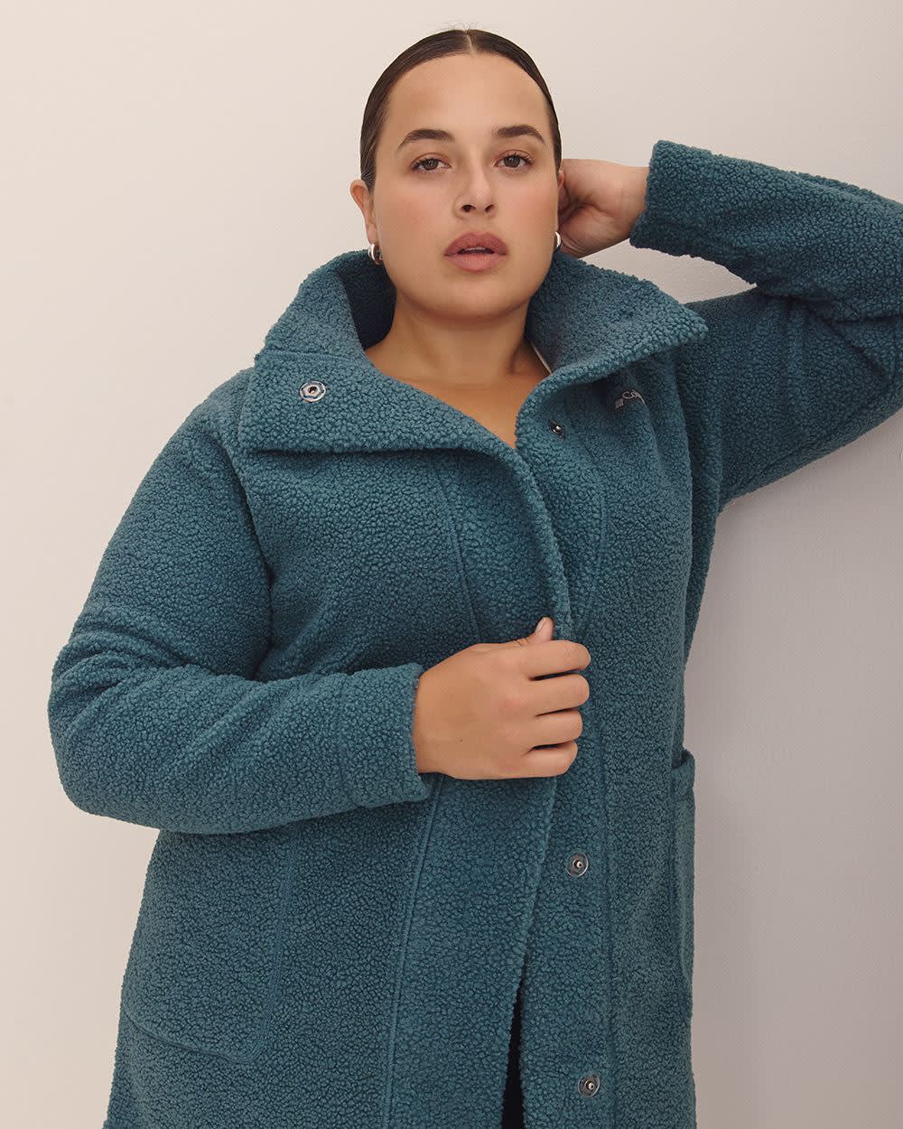 Panorama Long Fleece Jacket - Columbia Crystal teal