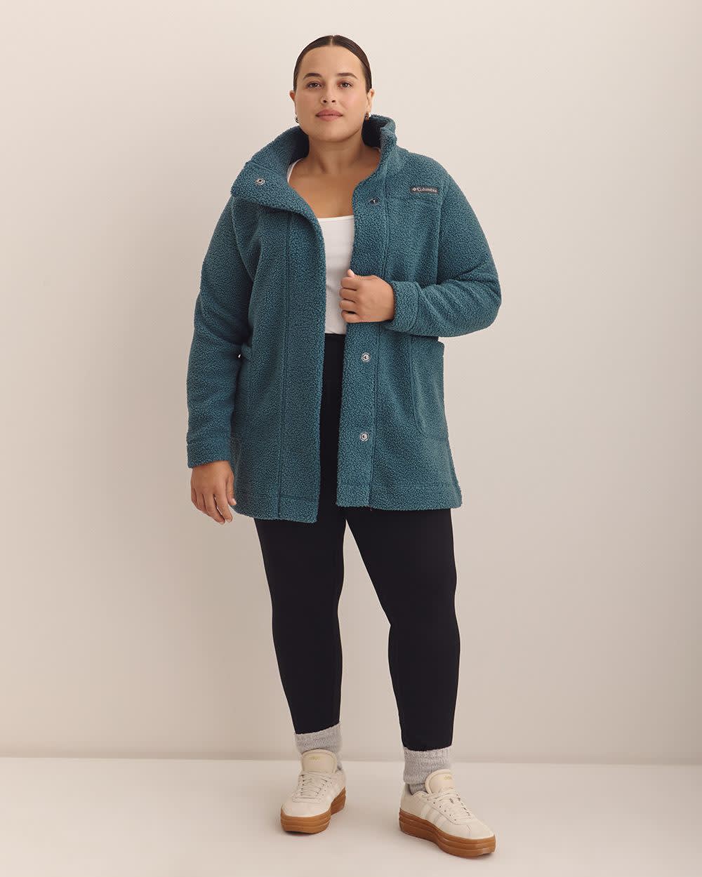 Panorama Long Fleece Jacket - Columbia Crystal teal