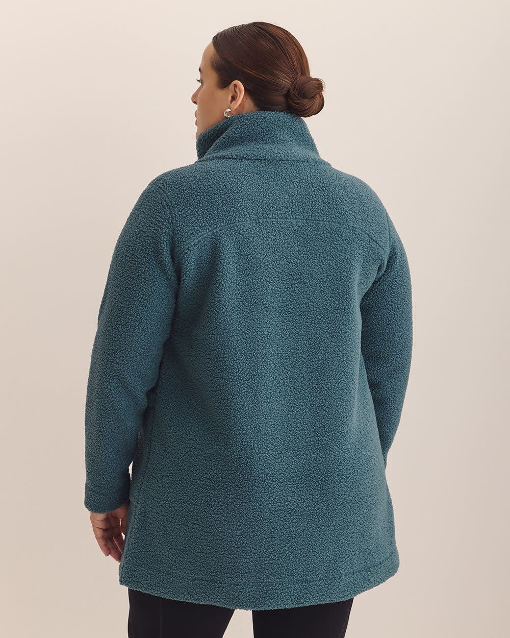 Panorama Long Fleece Jacket - Columbia Crystal teal 3 Panorama Long Fleece Jacket - Columbia Crystal teal