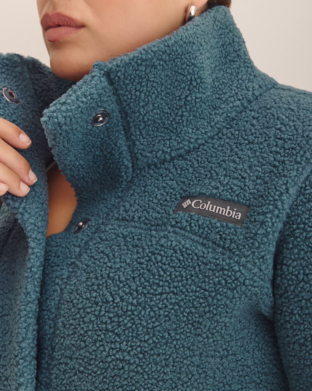 Panorama Long Fleece Jacket - Columbia Crystal teal 5 Panorama Long Fleece Jacket - Columbia Crystal teal