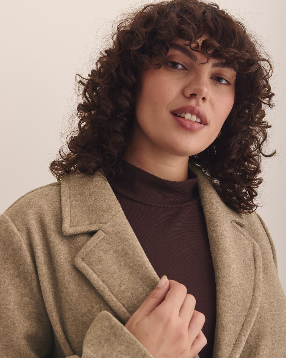 Long Unlined Car Coat Beige Mix 5 Long Unlined Car Coat Beige Mix
