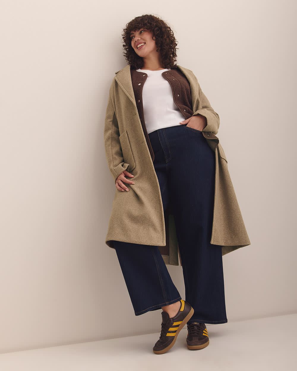 Long Unlined Car Coat Beige Mix 6 Long Unlined Car Coat Beige Mix