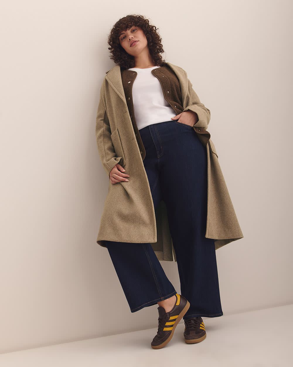 Sherpa Cardigan with Snaps Shopping Bag 4 Sherpa Cardigan with Snaps Shopping Bag