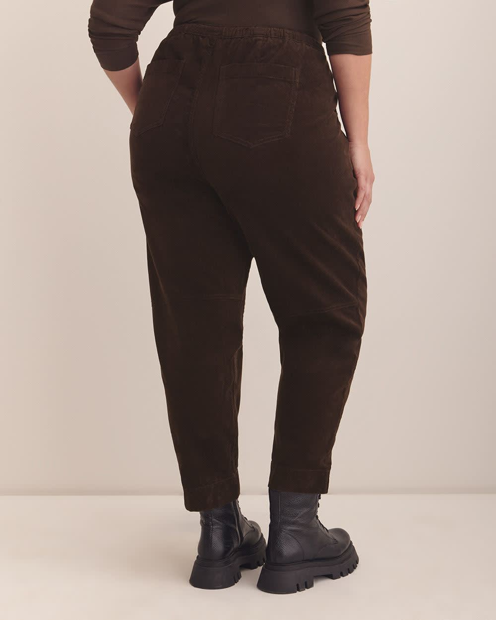 Corduroy Tapered-Leg Jogger Pant Coffee bean 3 Corduroy Tapered-Leg Jogger Pant Coffee bean