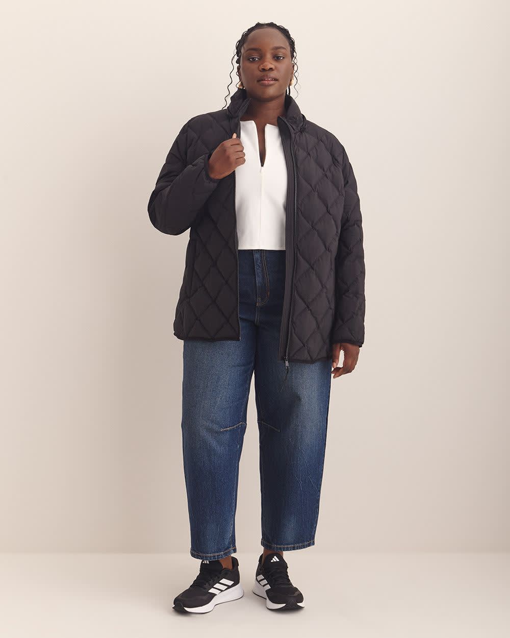 Responsible, Stitch Quilting Packable Jacket - Active Zone Black 2 Responsible, Stitch Quilting Packable Jacket - Active Zone Black