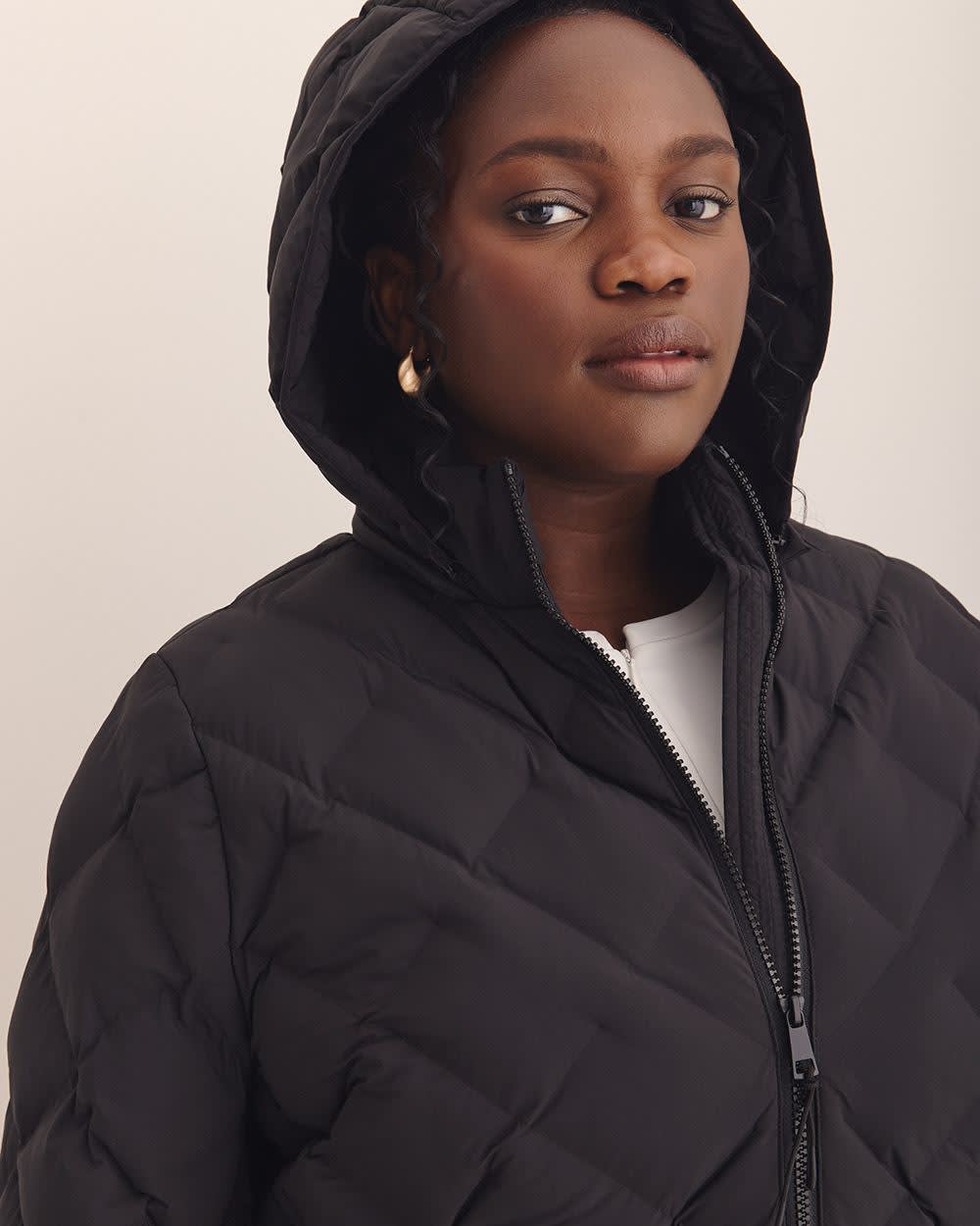 Responsible, Stitch Quilting Packable Jacket - Active Zone Black 4 Responsible, Stitch Quilting Packable Jacket - Active Zone Black