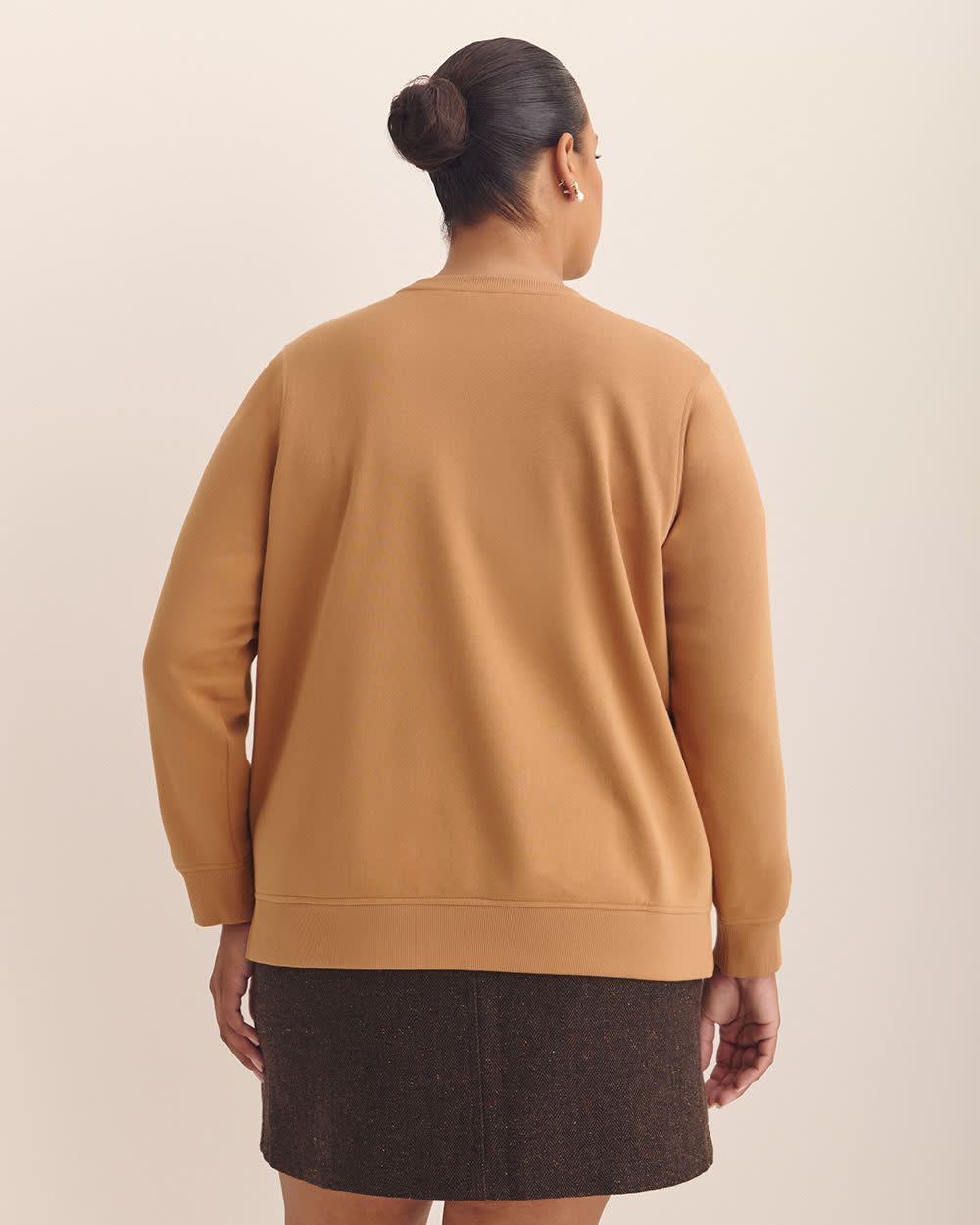 Fleece Crewneck Sweatshirt Lion