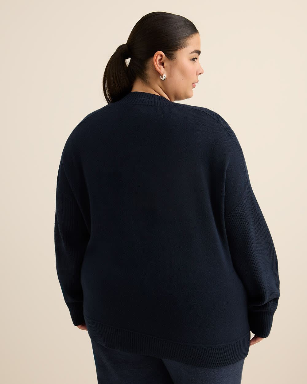 Relaxed-Fit Cardigan Sky captain 3 Relaxed-Fit Cardigan Sky captain
